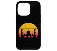 Retro Tramonto Moschea Per Ramadan Eid Al-Adha Eid Al-Fitr Custodia per iPhone 13 Pro