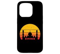 Retro Tramonto Moschea Per Ramadan Eid Al-Adha Eid Al-Fitr Custodia per iPhone 15 Pro