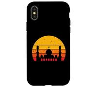Retro Tramonto Moschea Per Ramadan Eid Al-Adha Eid Al-Fitr Custodia per iPhone X/XS