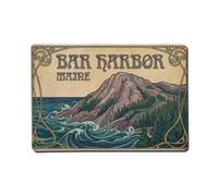 Retro Travel USA Bar Harbor Metal Tin Sign