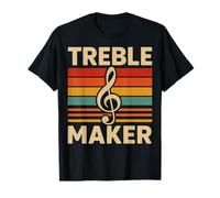 Retro Treble Musicista Treble Maker Player Maglietta