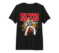 Retro Ufficiale di Elvis Presley Maglietta Premium