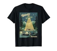 retrò UFO Alieno Rapimento New Hampshire Montagne Bianche UAP Maglietta
