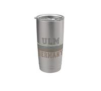 Retro Ulm Germania Bicchiere termico in acciaio inox doppia parete