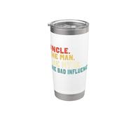 Retro Uncle the Man, il mito, la cattiva influenza Bicchiere termico in acciaio inox doppia parete