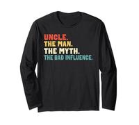 Retro Uncle The Man, Il Mito, la Cattiva Influenza Maglia a Manica