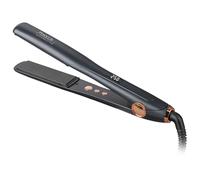 Retro Upgrade RUP-N26C/A Black | Ferro digitale professionale | Colore nero - Piastra per capelli | Piastre in tormalina con rivestimento di olio di argan | Temperatura regolabile | Display LCD