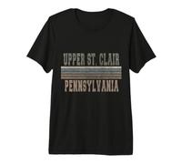retrò Upper St. Clair Pennsylvania Maglietta Premium