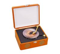 Retro Valigia Lettore CD Altoparlanti domestici portatili FM Multi-funzionale Lettore musicale Line-in U Disk Riproduzione BT Connessione Jack per cuffie Telecomando 2500mAh ricaricabile