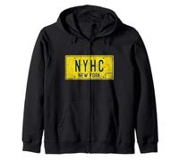 Retro Vecchia Scuola New York Hardcore NYHC Punk Rock Musica NYC Felpa con Cappuccio