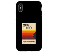 Retro VHS T-120 Videocassetta Anni 80 Nostalgia Video Analogico Custodia per iPhone X/XS
