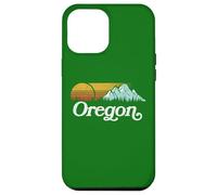 Retro Vibe Oregon Sweatshirt Vintage Mountains & Sun Custodia per iPhone 12 Pro Max