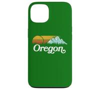 Retro Vibe Oregon Sweatshirt Vintage Mountains & Sun Custodia per iPhone 13