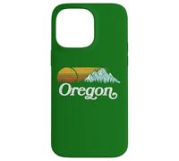 Retro Vibe Oregon Sweatshirt Vintage Mountains & Sun Custodia per iPhone 14 Pro Max