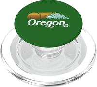 Retro Vibe Oregon Sweatshirt Vintage Mountains & Sun PopSockets PopGrip per MagSafe