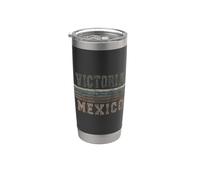 Retro Victoria Messico Bicchiere termico in acciaio inox doppia parete