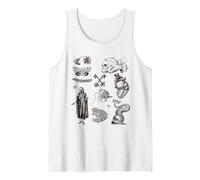 Retro Victorian Line Art Aesthetic Cottagecore Academia Canotta