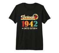 Retro Vintage 1942 Limited Edition 1942 Birthday Maglietta Premium