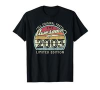 Retro Vintage 2003 Edizione Limitata 23° Compleanno Maglietta