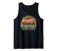 Retro Vintage 2020 Edizione Limitata 6° Compleanno 6 Anni Canotta