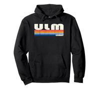 Retro Vintage 70s 80s Style ULM, Germania Felpa con Cappuccio