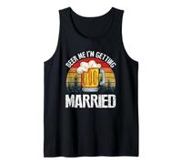 Retro Vintage Beer Me I'm Getting Married Divertente Canotta