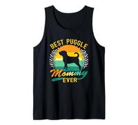 Retro Vintage Best Puggle Mommy Ever Canotta