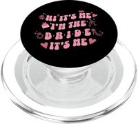 Retro Vintage Bubbly Hi It's Me I'm The Bride Annuncio PopSockets PopGrip per MagSafe