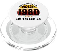 Retro Vintage Compleanno Nato Nel 1980 Originale Ricambi Originali PopSockets PopGrip per MagSafe
