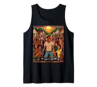 Retro Vintage DJ - HipHop Music Bronx Party Tee Canotta