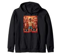 Retro Vintage DJ - HipHop Music Bronx Party Tee Felpa con Cappuccio