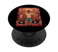 Retro Vintage DJ - HipHop Music Bronx Party Tee PopSockets PopGrip Adesivo