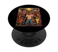 Retro Vintage DJ - HipHop Music Bronx Party Tee PopSockets PopGrip Adesivo
