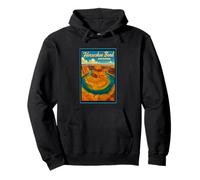 Retro Vintage ferro di cavallo curva Utah UT Art Graphic Felpa con Cappuccio