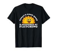 Retro Vintage Freccia Fare o Fletching Maglietta