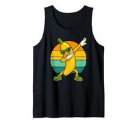 Retro Vintage Funny Banana Dab Dance Banana Fruit Dancing Canotta