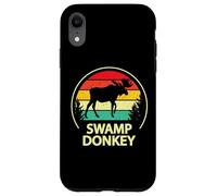 Retro Vintage Funny Swamp Donkey Moose Custodia per iPhone XR