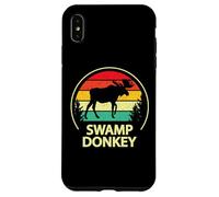 Retro Vintage Funny Swamp Donkey Moose Custodia per iPhone XS Max