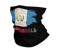Retro Vintage Guatemala Flag Guatemalan Scaldacollo Stampato Decorazione Facciale Versatili Cerchietto per Capelli per Bambini Sports Adulto 26X30CM