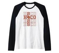 Retro Vintage HOCO 2025 Homecoming Game School Spirit Week Maglia con Maniche Raglan