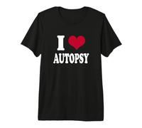 Retro Vintage I Heart Autopsy Maglietta Premium