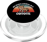 Retro Vintage Il mio spirito animale è un coyote PopSockets PopGrip per MagSafe