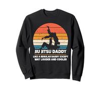 Retro Vintage Jiu Jitsu papà Arte Marziale Felpa