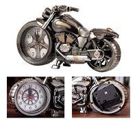 Retro Vintage Orologio da Tavolo di Allarme Moto Studenti Orologio Stile Tempo Desktop Ragazzi del Regalo