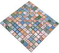 Retrò Vintage POP UP Mosaico Piastrella ceramica multicolore per parete bagno WC doccia cucina specchi piastrellati rivestimento per vasca da bagno WB18D-1616