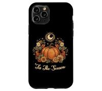 Retro Vintage Pumpkin Spice Tis The Season Equinox Moon Custodia per iPhone 11 Pro