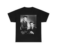 Retro Vintage Rock Singers The Everly Brothers T shirtBlack3XL