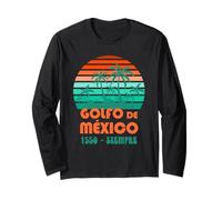 Retro Vintage Spiaggia Golfo del Messico Golfo del Messico per sempre Maglia a Manica