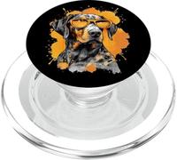 Retro Vintage Sunglasses Paint Splash Catahoula Leopard Dog PopSockets PopGrip per MagSafe