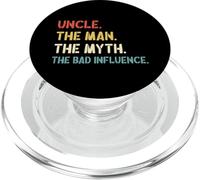 Retro Vintage Uncle the Man il mito la cattiva influenza PopSockets PopGrip per MagSafe